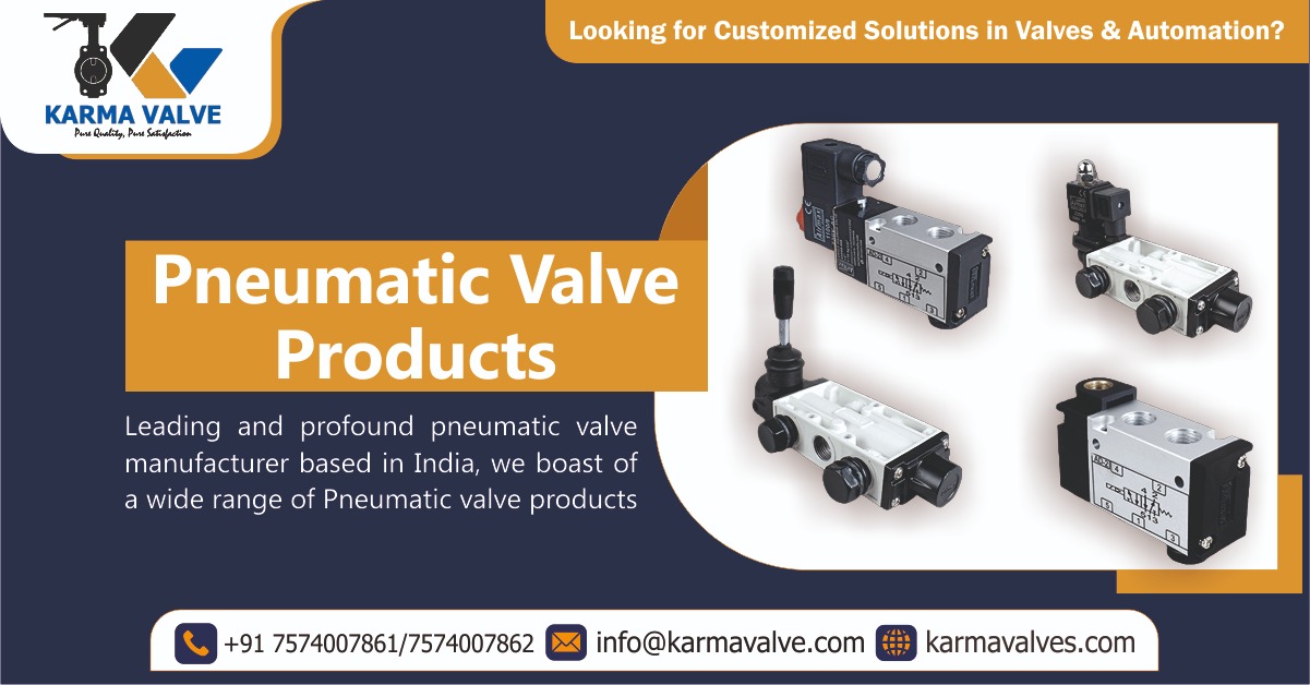 Pneumatic Valve Manufacturer in India