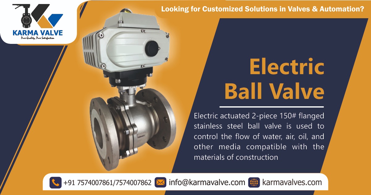 Electrical Ball Valve Supplier in India