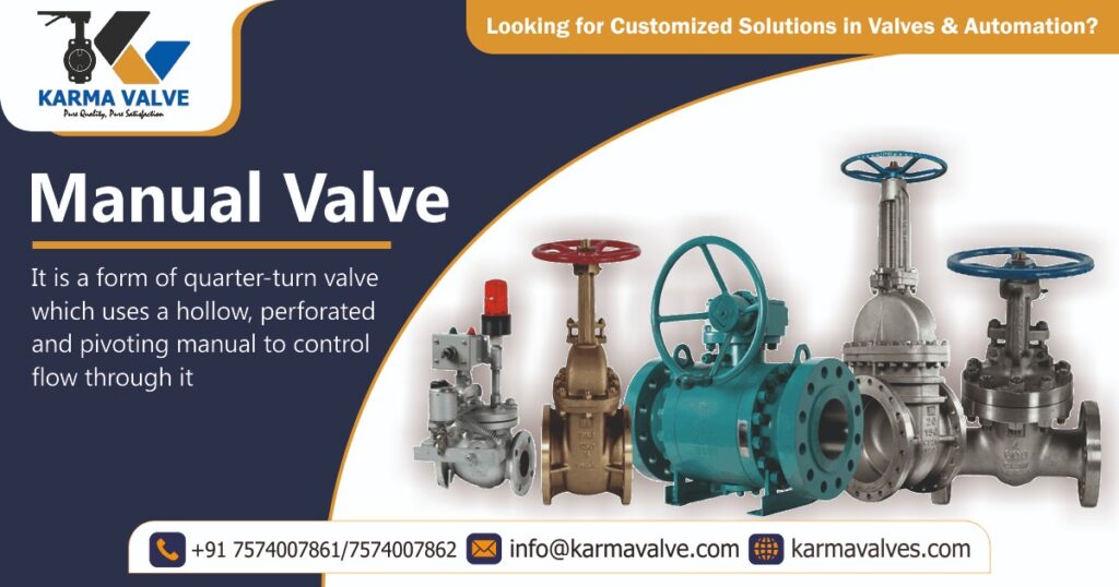 Manual Valve Manufacturer in India