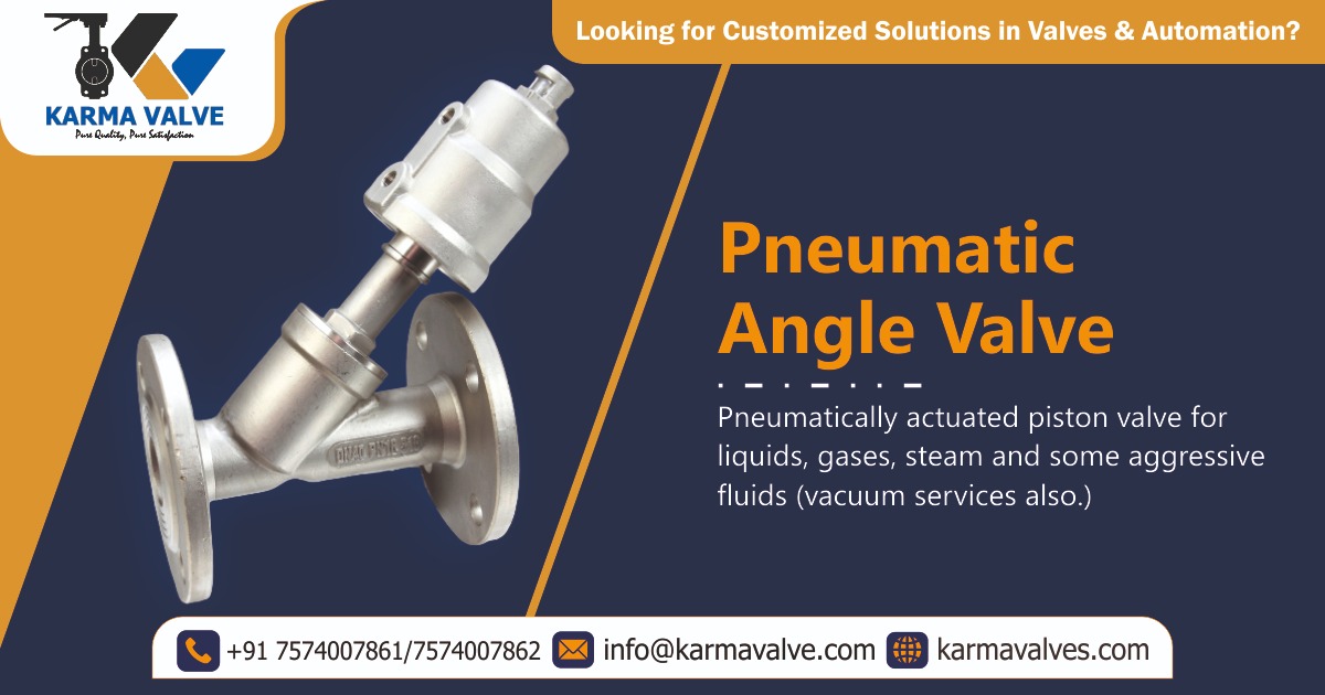 Pneumatic Angle Valve Manufacturer in