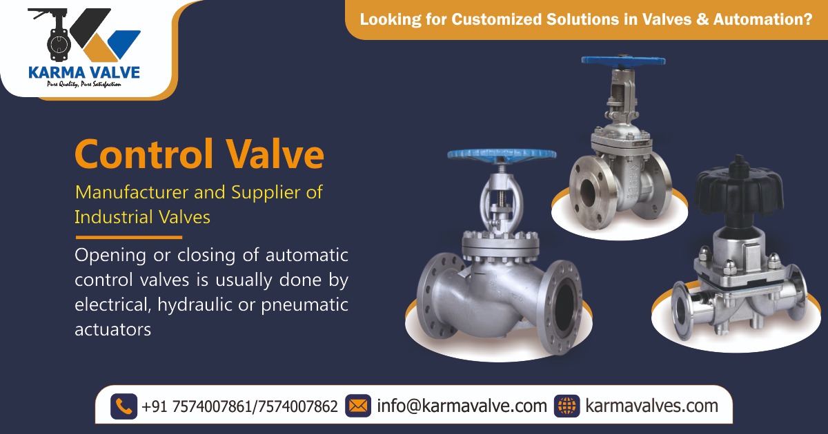 Control Valve Manufacturer in Ahmedabad