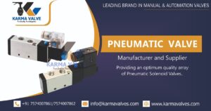 Pneumatic Valve Manufacturer in Ahmedabad, Gujarat, India