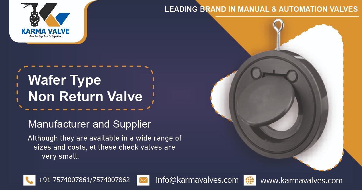 Wafer Type Non-Return Valve Manufacturer in Ahmedabad, Gujarat, India