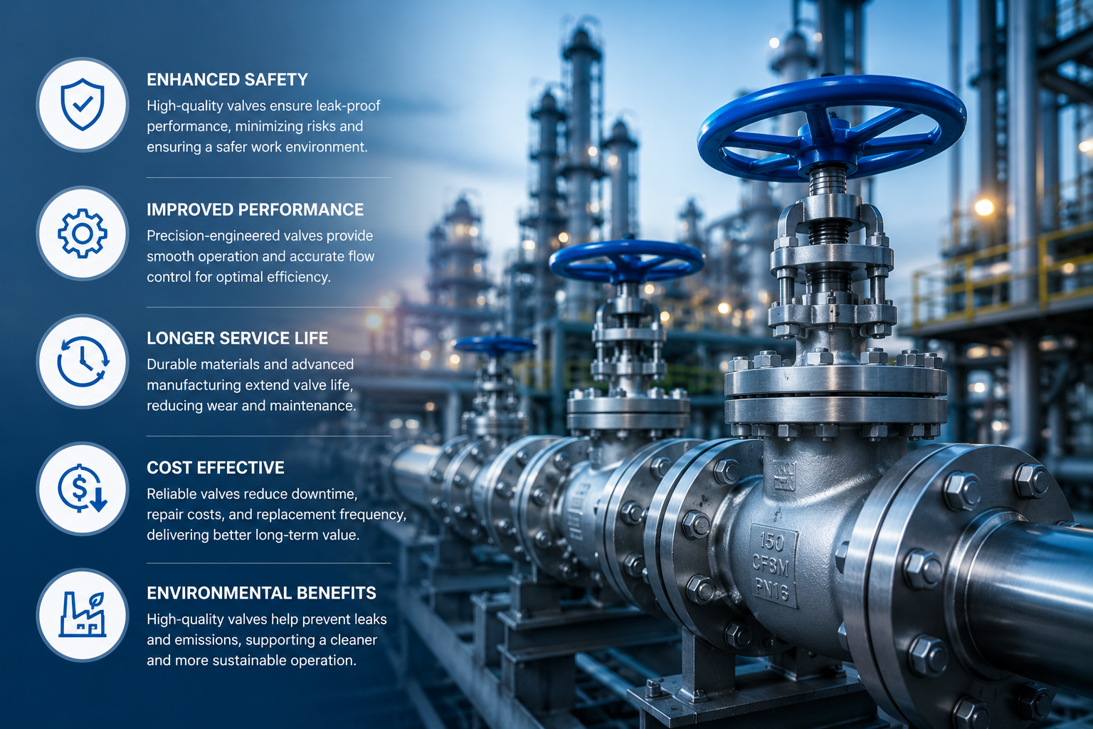 Benefits of High-Quality Industrial Valves