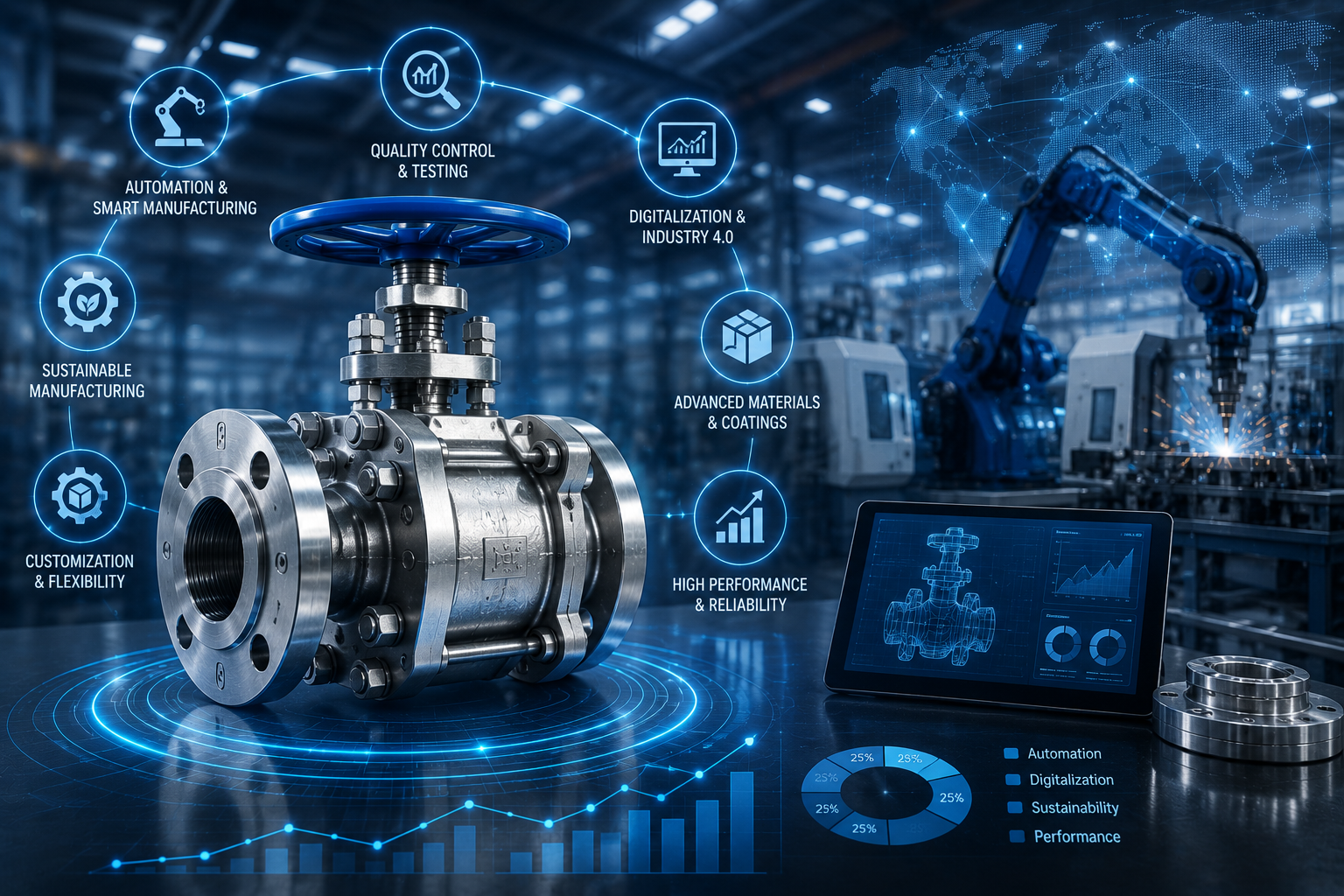  Latest Trends in Industrial Valve Manufacturing Industry